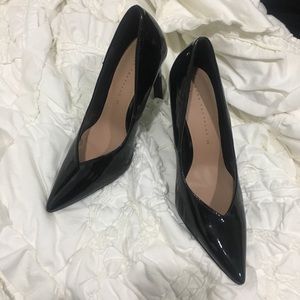 Zara Minimal Black heel